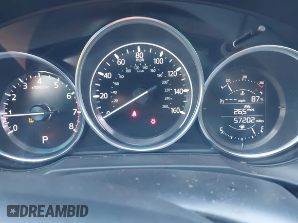 2019 Mazda CX-5 Sport with VIN JM3KFABM2K0686372, listed as a IAAI auction lot 41770183 with 57,202 mi miles and . Bid and sale history available at DreamBid. Image 7.