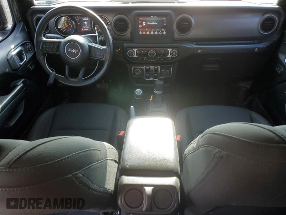 2022 Jeep Wrangler Unlimited Sport S with VIN 1C4HJXDG8NW200371, listed as a Copart auction lot 52548715 with 15,902 mi miles and Salvage Title. Bid and sale history available at DreamBid. Image 8.