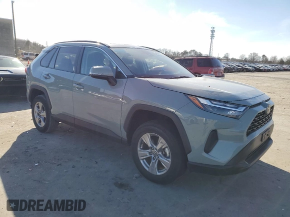 2023 Toyota RAV4 XLE with VIN 2T3P1RFV6PW355375, listed as a Copart auction lot 46863435 with 27,367 mi miles and Salvage Title. Bid and sale history available at carsss.com. Image 4.
