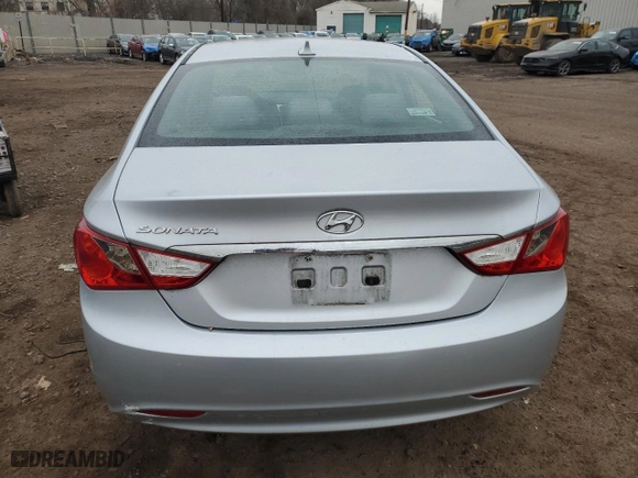 2012 Hyundai Sonata GLS PZEV with VIN 5NPEB4AC1CH381008, listed as a Copart auction lot 46790295 with 190,887 mi miles and Salvage Title. Bid and sale history available at carsss.com. Image 6.