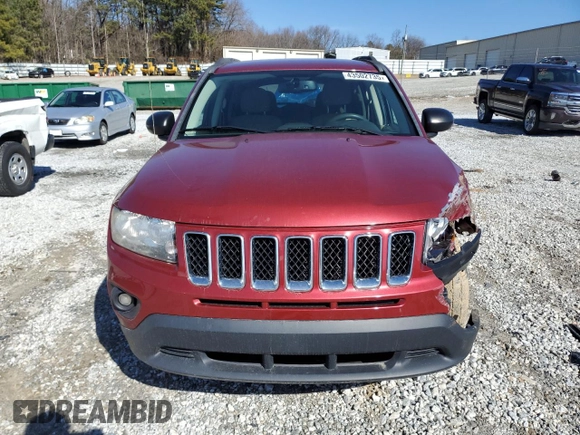 2016 Jeep Compass 75th Anniversary with VIN 1C4NJCBB7GD513753, listed as a Copart auction lot 43502735 with 73,887 mi miles and Salvage Title. Bid and sale history available at carsss.com. Image 5.