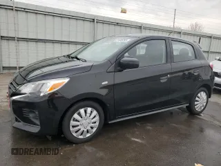 2021 Mitsubishi Mirage ES z VIN ML32AUHJ8MH003894, wystawiony jako Copart lot #51445285 z przebiegiem 57 986 mil mil oraz Szkoda całkowita • Salvage title. Historia ofert i sprzedaży dostępna na DreamBid. Obrazek 1.