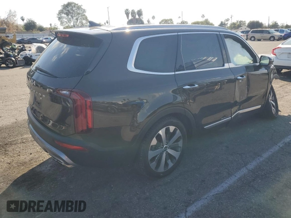 2022 Kia Telluride S with VIN 5XYP6DHC6NG223230, listed as a Copart auction lot 44393595 with 31,697 mi miles and Clean title. Bid and sale history available at DreamBid. Image 3.