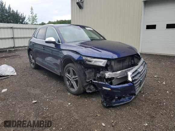 2018 Audi SQ5 Premium Plus with VIN WA1A4AFY1J2122149, listed as a Copart auction lot 65735324 with 89,289 mi miles and Salvage Title. Bid and sale history available at DreamBid. Image 4.