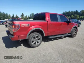 2013 Ford F-150 XL with VIN 1FTFW1ET8DFC43544, listed as a Copart auction lot 63437965 with 168,598 mi miles and Salvage title. Bid and sale history available at DreamBid. Image 3.