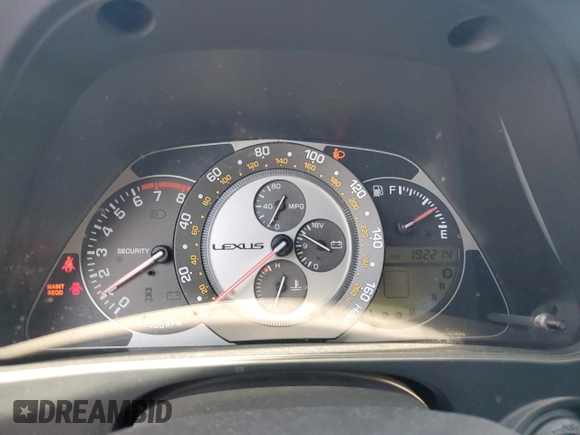 2004 Lexus IS 300/350 with VIN JTHBD192X40082167, listed as a Copart auction lot 55100765 with 192,214 mi miles and Clean Title. Bid and sale history available at carsss.com. Image 9.