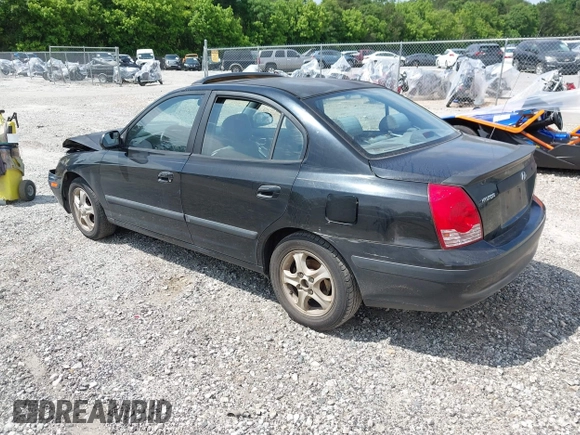2005 Hyundai Elantra GLS with VIN KMHDN46D05U116895, listed as a IAAI auction lot 42345616 with 292,340 mi miles and . Bid and sale history available at DreamBid. Image 3.