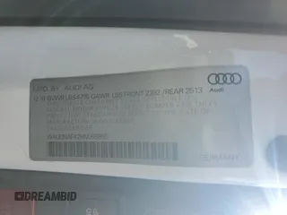 2017 Audi A4 Premium with VIN WAUDNAF42HN055855, listed as a Copart auction lot 56371195 with 31,530 mi miles and Salvage title. Bid and sale history available at DreamBid. Image 13.
