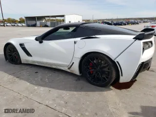 2016 Chevrolet Corvette Z06 2LZ with VIN 1G1YS2D67G5612192, listed as a Copart auction lot 83853334 with 33,808 mi miles and Salvage Title. Bid and sale history available at carsss.com. Image 2.