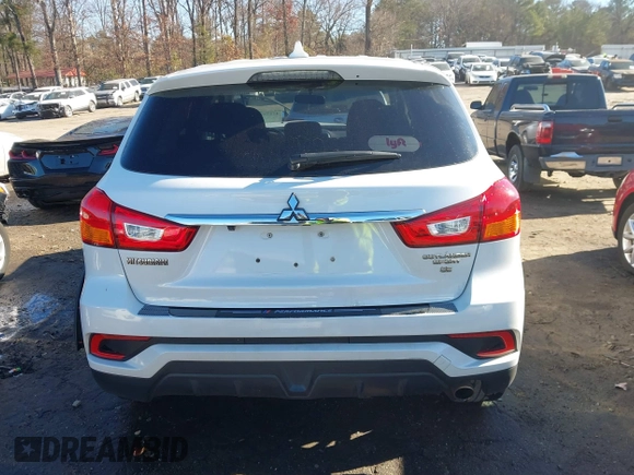 2019 Mitsubishi Outlander Sport SE 2.0 with VIN JA4AP4AU2KU010687, listed as a IAAI auction lot 41173252 with 157,259 mi miles. Bid and sale history available at carsss.com. Image 15.