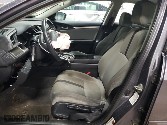 2018 Honda Civic EX-T with VIN 19XFC1F42JE000270, listed as a Copart auction lot 46618665 with 54,321 mi miles and Salvage title. Bid and sale history available at DreamBid. Image 7.