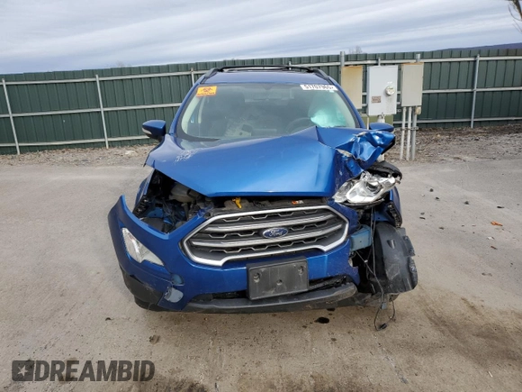 2019 Ford EcoSport SE with VIN MAJ3S2GE5KC264083, listed as a Copart auction lot 51707965 with 77,871 mi miles and Salvage Title. Bid and sale history available at DreamBid. Image 5.