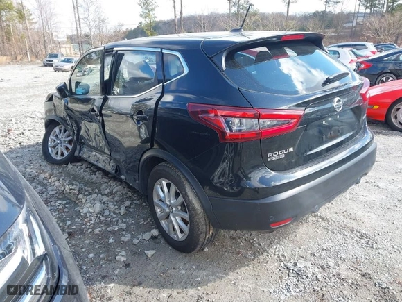 2022 Nissan Rogue Sport S with VIN JN1BJ1AW1NW681243, listed as a IAAI auction lot 41597454 with 52,418 mi miles. Bid and sale history available at carsss.com. Image 3.
