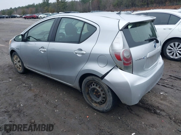 2012 Toyota Prius One with VIN JTDKDTB32C1506109, listed as a IAAI auction lot 41934981 with 276,982 mi miles. Bid and sale history available at carsss.com. Image 3.