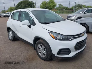 2020 Chevrolet Trax LS with VIN 3GNCJKSB2LL150095, listed as a IAAI auction lot 42070330 with 46,773 mi miles and . Bid and sale history available at DreamBid. Image 1.