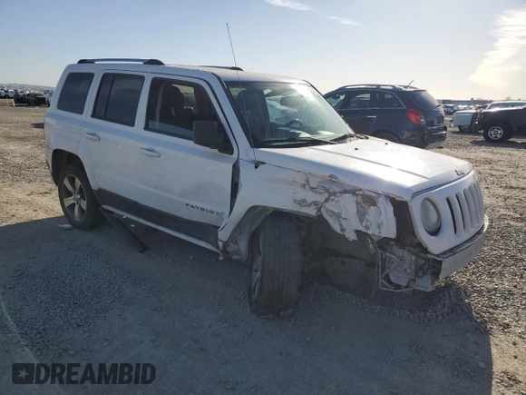 2017 Jeep Patriot High Altitude with VIN 1C4NJPFA6HD121390, listed as a Copart auction lot 50024375 with 127,814 mi miles and Salvage Title. Bid and sale history available at carsss.com. Image 4.