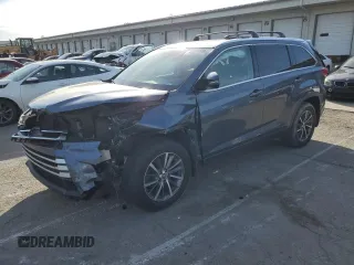 2018 Toyota Highlander SE with VIN 5TDJZRFH7JS893004, listed as a Copart auction lot 54020895 with 124,893 mi miles and Salvage title. Bid and sale history available at DreamBid. Image 1.