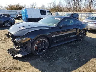 2019 Ford Mustang GT with VIN 1FA6P8CF9K5163553, listed as a Copart auction lot 48696005 with 0 mi miles and Salvage Title. Bid and sale history available at carsss.com. Image 1.