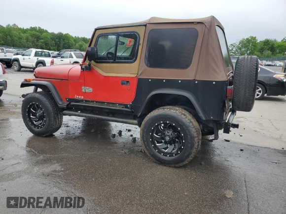 1995 Jeep Wrangler S z VIN 1J4FY19P0SP320982, wystawiony jako Copart lot #58615045 z przebiegiem 156 123 mil mil oraz Czysty tytuł • Clean title. Historia ofert i sprzedaży dostępna na DreamBid. Obrazek 2.