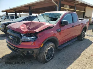 2021 Ford Ranger XL with VIN 1FTER1EH6MLD76657, listed as a Copart auction lot 48800855 with 28,909 mi miles and Salvage Title. Bid and sale history available at carsss.com. Image 1.