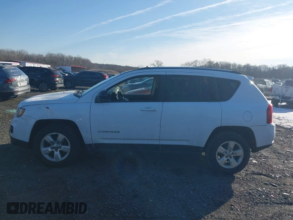 2014 Jeep Compass Altitude with VIN 1C4NJCBA4ED775315, listed as a IAAI auction lot 41429259 with 148,064 mi miles. Bid and sale history available at carsss.com. Image 15.