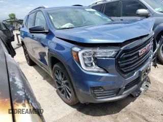 2024 GMC Terrain SLE with VIN 3GKALTEG3RL314796, listed as a Copart auction lot 58643785 with 22,617 mi miles and Salvage title. Bid and sale history available at DreamBid. Image 4.