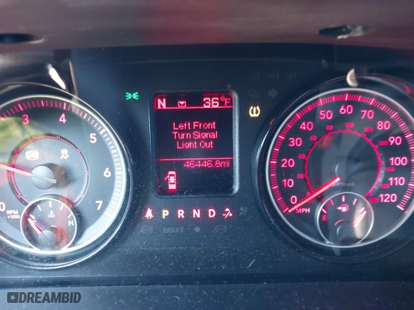 2020 Ram 1500 SSV with VIN 1C6RR7XT4LS130207, listed as a IAAI auction lot 41510074 with 46,446 mi miles. Bid and sale history available at carsss.com. Image 7.