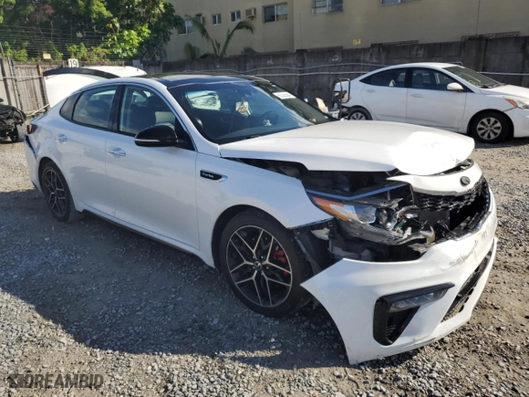 2019 Kia Optima SX with VIN 5XXGW4L29KG334451, listed as a Copart auction lot 80325584 with 169,405 mi miles and Non Repairable. Bid and sale history available at carsss.com. Image 4.