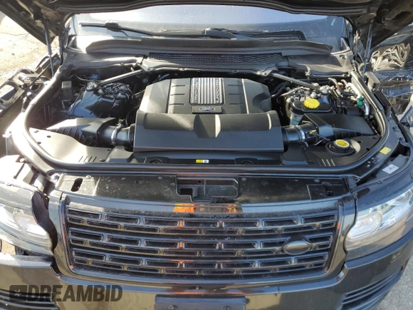 2015 Land Rover Range Rover Supercharged with VIN SALGS3TF7FA209810, listed as a Copart auction lot 44446255 with 91,279 mi miles and Salvage title. Bid and sale history available at DreamBid. Image 12.