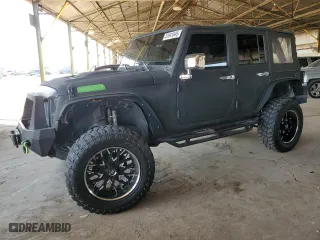 2014 Jeep Wrangler Unlimited Sport with VIN 1C4HJWDG0EL190155, listed as a Copart auction lot 51941045 with 121,215 mi miles and Clean Title. Bid and sale history available at carsss.com. Image 1.