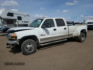 2005 GMC Sierra 3500 DRW Work Trk z VIN 1GTJK33215F873855, wystawiony jako Copart lot #44970565 z przebiegiem 214 306 mil mil oraz Szkoda całkowita • Salvage title. Historia ofert i sprzedaży dostępna na DreamBid. Obrazek 1.