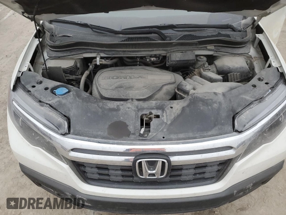 2019 Honda Ridgeline RTL-T with VIN 5FPYK3F65KB008827, listed as a Copart auction lot 44466815 with Not provided miles and Salvage title. Bid and sale history available at DreamBid. Image 11.