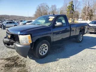 2009 Chevrolet Silverado 1500 Work Truck with VIN 1GCEC14X59Z189974, listed as a Copart auction lot 43809405 with 195,331 mi miles and Salvage Title. Bid and sale history available at DreamBid. Image 1.
