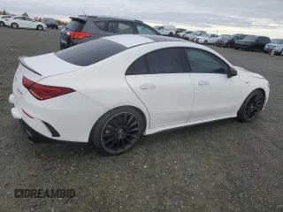 2021 Mercedes-Benz CLA with VIN W1K5J5BBXMN153188, listed as a Copart auction lot 81859544 with 56,012 mi miles and Salvage Title. Bid and sale history available at carsss.com. Image 3.