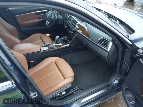 2017 BMW 3 Series 330i xDrive with VIN WBA8D9G55HNU60442, listed as a IAAI auction lot 41039727 with 99,350 mi miles. Bid and sale history available at carsss.com. Image 5.