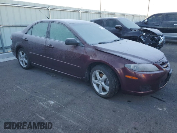 2007 Mazda 6 i Touring with VIN 1YVHP80C975M56867, listed as a Copart auction lot 88903655 with Not Provided miles and Salvage Title. Bid and sale history available at DreamBid. Image 4.