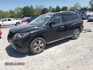 2018 Nissan Pathfinder SL with VIN 5N1DR2MN6JC608724, listed as a Copart auction lot 53090125 with 131,082 mi miles and Salvage title. Bid and sale history available at DreamBid. Image 1.