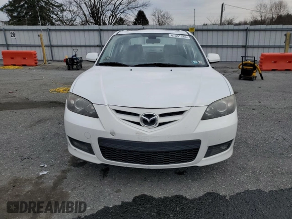 2007 Mazda 3 s Sport with VIN JM1BK323071610819, listed as a Copart auction lot 47551385 with 140,363 mi miles and Salvage Title. Bid and sale history available at carsss.com. Image 5.