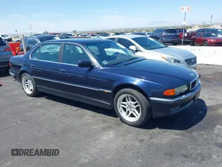 2000 BMW 7 Series 740iL z VIN WBAGH8347YDP07506, wystawiony jako IAAI lot #42478767 z przebiegiem Nie podano mil oraz . Historia ofert i sprzedaży dostępna na DreamBid. Obrazek 1.