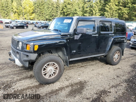 2008 Hummer H3 SUV Luxury with VIN 5GTEN43E588185822, listed as a Copart auction lot 76406734 with 181,808 mi miles and Clean Title. Bid and sale history available at carsss.com. Image 1.