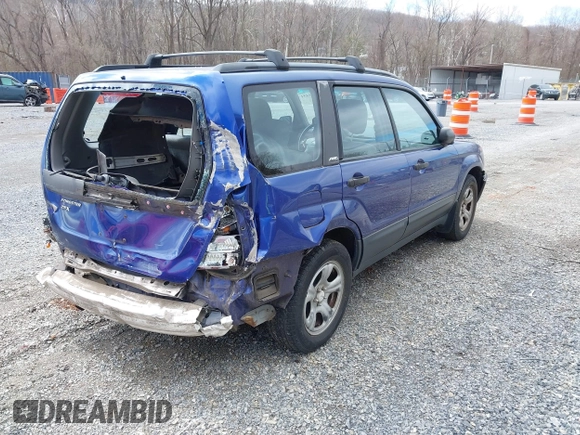 2003 Subaru Forester X with VIN JF1SG63683G737889, listed as a IAAI auction lot 41813431 with 132,196 mi miles. Bid and sale history available at carsss.com. Image 4.