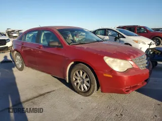 2008 Chrysler Sebring LX with VIN 1C3LC46K58N182219, listed as a Copart auction lot 80479954 with 195,194 mi miles and Salvage Title. Bid and sale history available at carsss.com. Image 4.