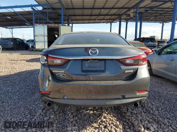 2016 Mazda 6 i Touring with VIN JM1GJ1V52G1432387, listed as a Copart auction lot 54495235 with 86,700 mi miles and Salvage Title. Bid and sale history available at carsss.com. Image 6.