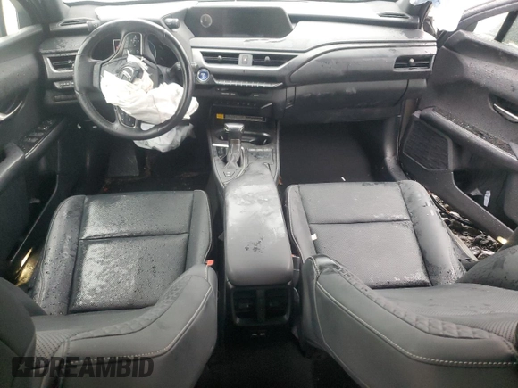2021 Lexus UX with VIN JTHP9JBH1M2039301, listed as a Copart auction lot 50186785 with 32,242 mi miles and Salvage Title. Bid and sale history available at carsss.com. Image 8.