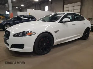 2015 Jaguar XF V6 Portfolio with VIN SAJWJ0FF7F8U69097, listed as a Copart auction lot 52385175 with 105,103 mi miles and Clean Title. Bid and sale history available at carsss.com. Image 1.