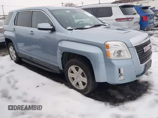 2014 GMC Terrain SLE with VIN 2GKFLVEK9E6125641, listed as a IAAI auction lot 41477201 with 190,265 mi miles. Bid and sale history available at carsss.com. Image 1.