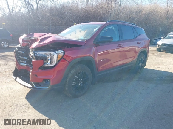 2022 GMC Terrain AT4 with VIN 3GKALYEV4NL195923, listed as a IAAI auction lot 41815009 with 26,862 mi miles and . Bid and sale history available at DreamBid. Image 18.