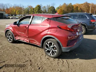 2018 Toyota C-HR XLE with VIN NMTKHMBX7JR046425, listed as a Copart auction lot 76963494 with 19,283 mi miles and Salvage Title. Bid and sale history available at DreamBid. Image 2.