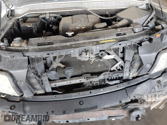 2007 Infiniti QX56 with VIN 5N3AA08A17N800403, listed as a Copart auction lot 69487054 with 107,007 mi miles and Salvage Title. Bid and sale history available at carsss.com. Image 12.