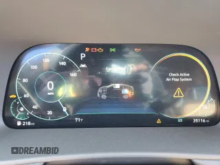 2020 Hyundai Sonata Hybrid Limited with VIN KMHL54JJ9LA015605, listed as a Copart auction lot 46945155 with 35,116 mi miles and Salvage Title. Bid and sale history available at carsss.com. Image 9.